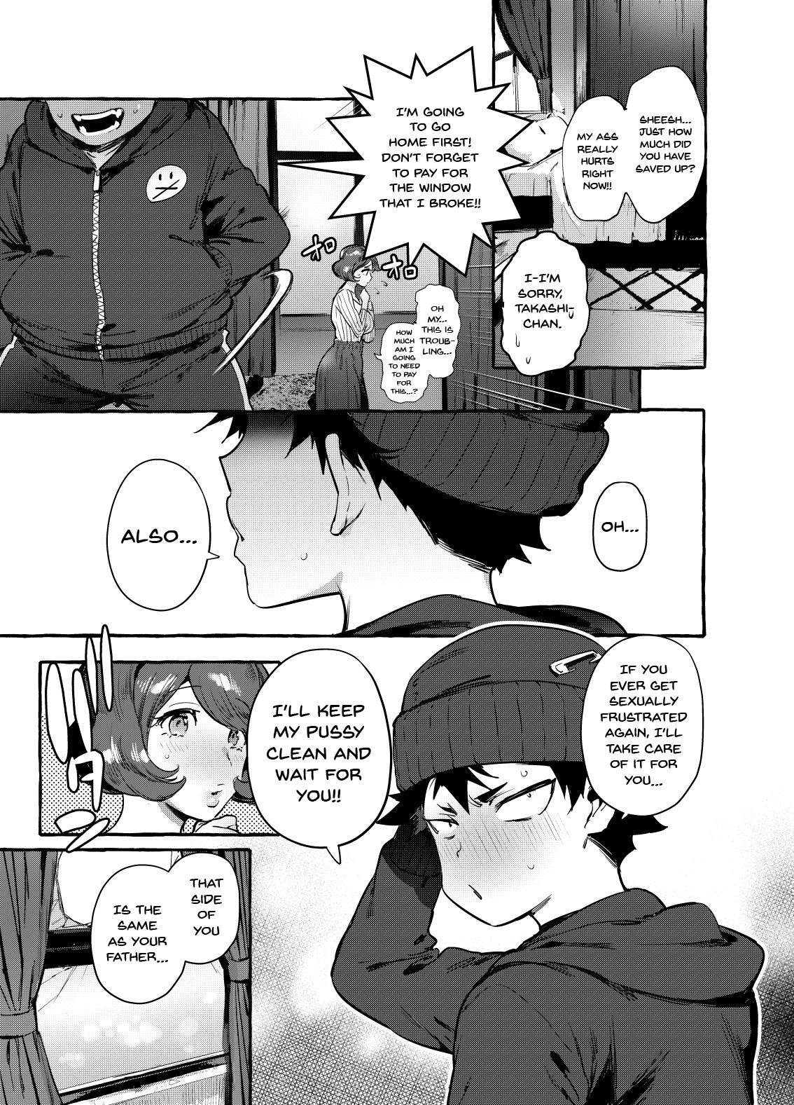 Hentai Manga Comic-Your Mom Has a Big Premature Ejaculating Dick!!-Read-32